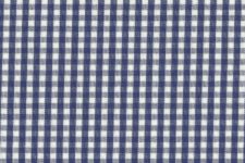 Navy blue small gingham