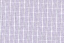 Light purple fine checks in white windows