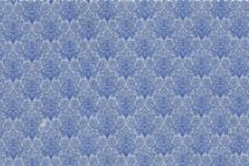 Blue floral print
