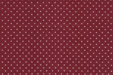 White dots on red