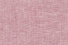 White stripes on dotted red - linen
