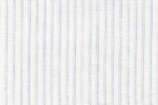 Pink and blue stripes on white - linen