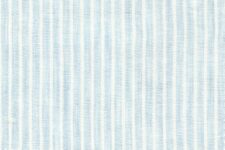 Light blue and white stripes - linen