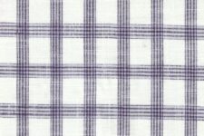 Purple striped checks - linen