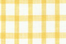 Large yellow checks - linen