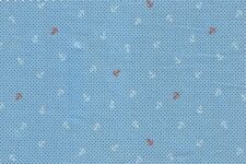 White and red anchors on light blue