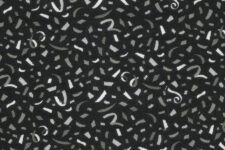 Grey and black abstract on black