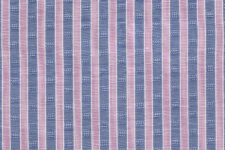 Pink and navy stripes with dots