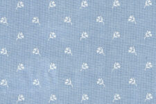 White flowers on blue