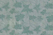 Green floral jacquard
